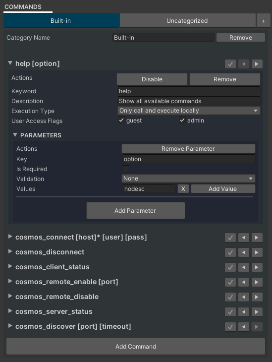 Config Commands